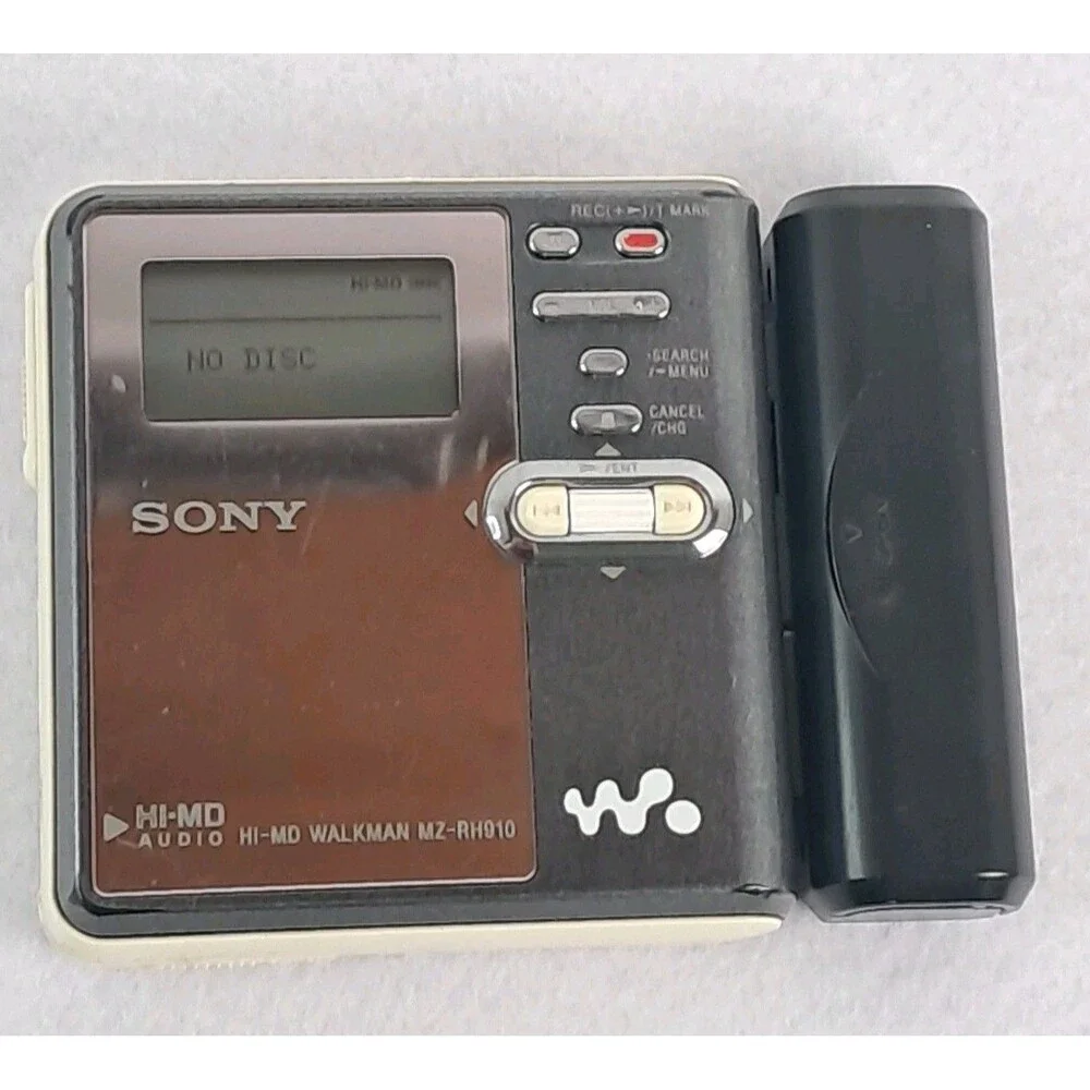 Sony HI-MD Walkman MZ-RH910 Mini Disc Recorder with Accessories
